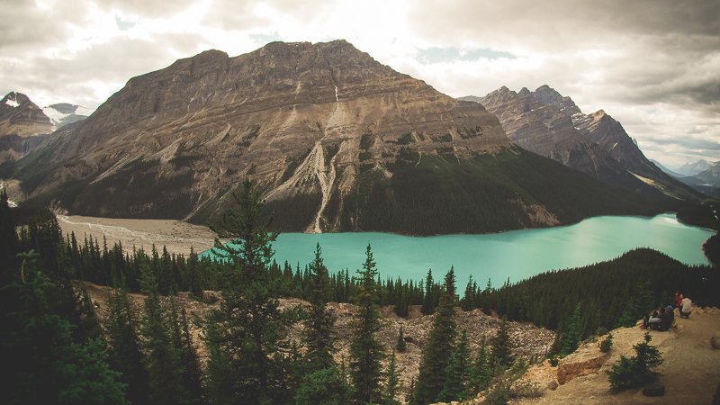 Peyto Lake Park Banff Alberta Kanada