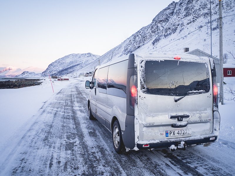 Norwegia Tromso Zima Polowanie na Zorze Alpy Lyngen