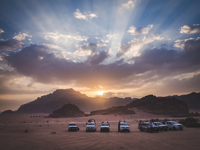 Jordania Wadi Rum Jordan Sun Set Aga Out Of Office